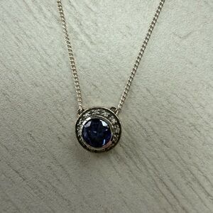 Silpada sterling silver cubic zirconia necklace